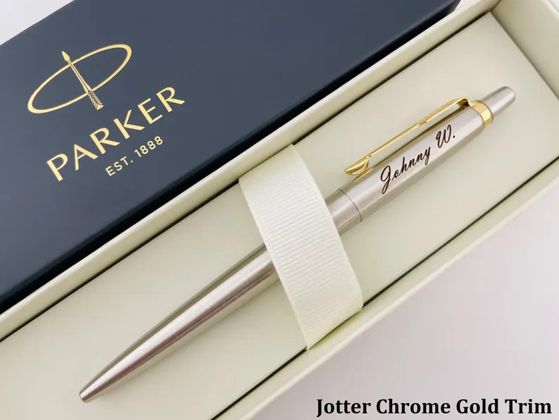 Personalized PARKER JOTTER Pen, Custom Ballpoint Pen, Anniversary Gift, Birthday Gift, Coworker G... | Etsy (US)