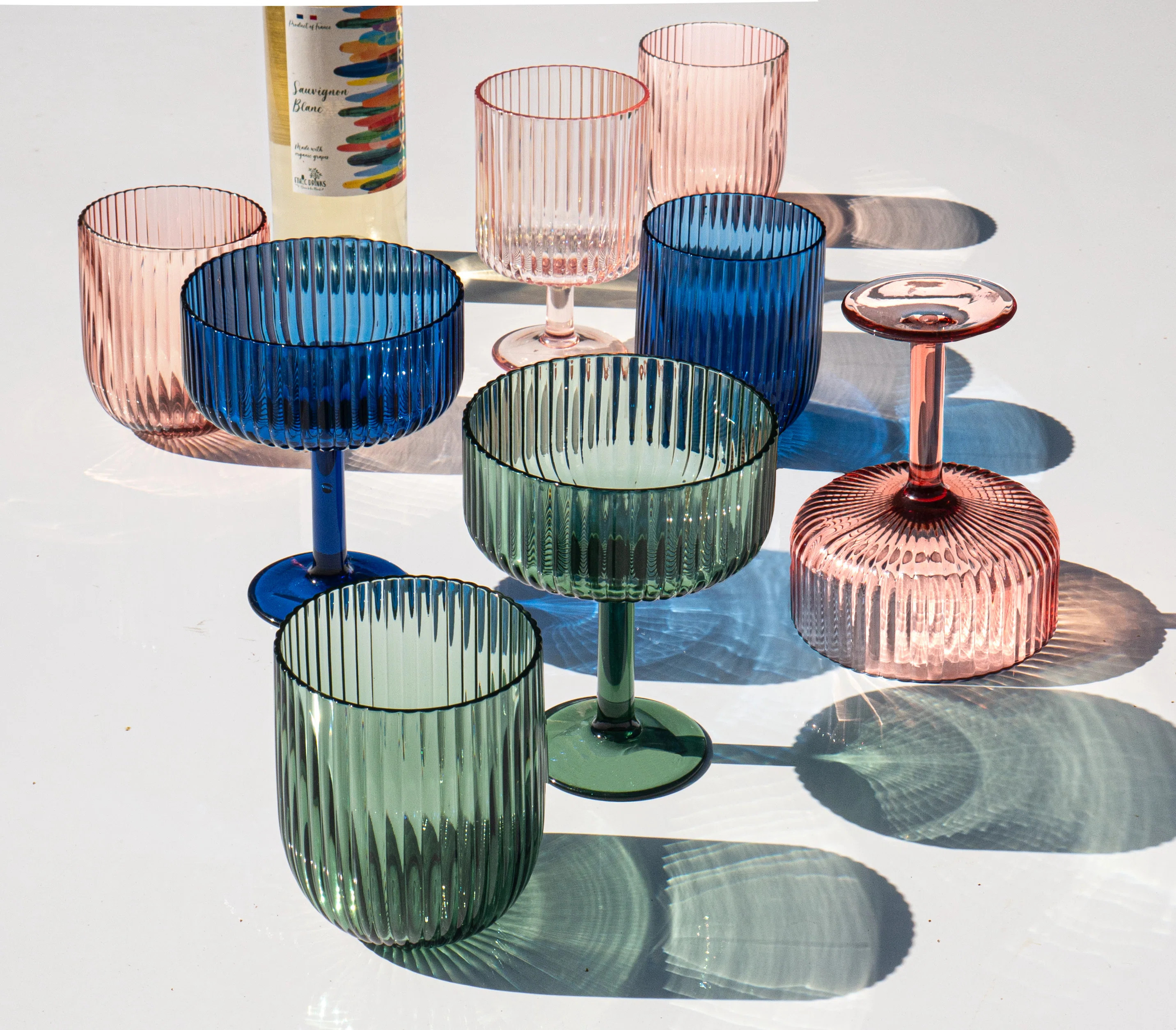 Mesa Acrylic Coupe Glass  (Set of 6) | Wayfair North America