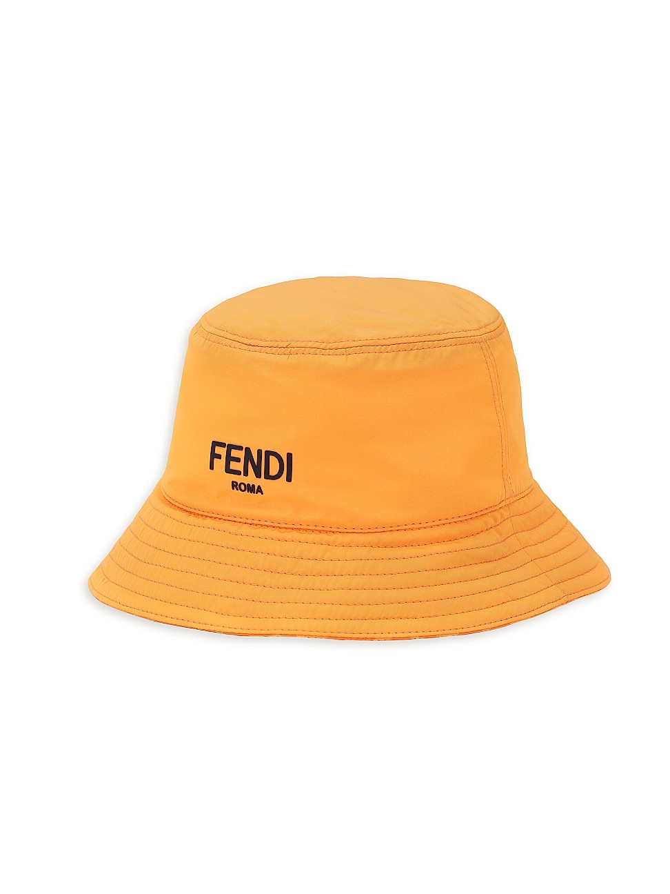 Embroidered Logo Canvas Bucket Hat - Orange - Size 1 | Saks Fifth Avenue