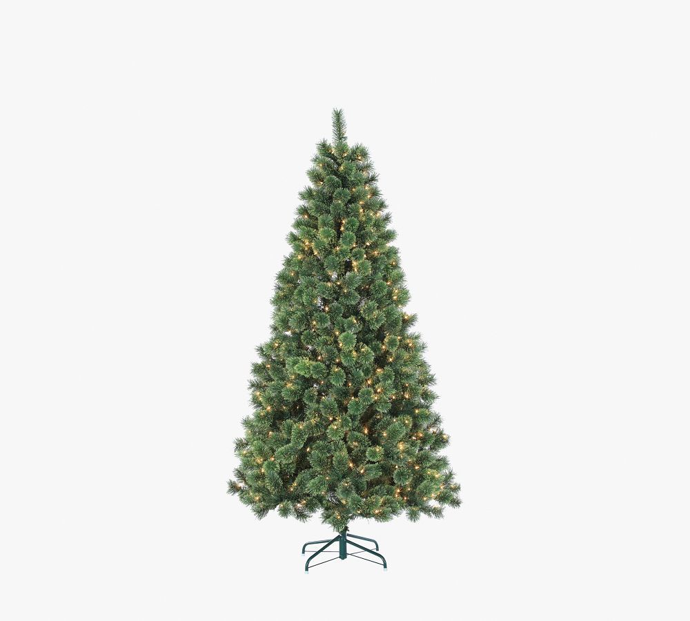 Pre-Lit Deluxe Cashmere Pine Faux Christmas Tree, 6' | Pottery Barn (US)