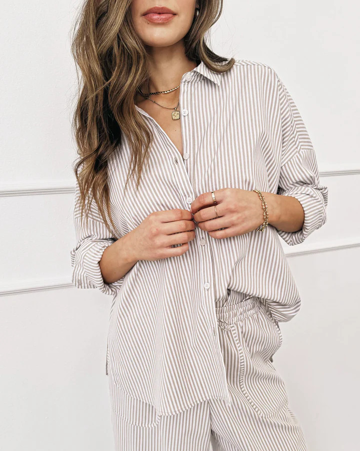 Splendid x @Cellajaneblog Poplin Button Down | Splendid