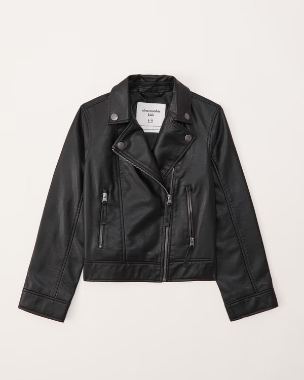 faux leather jacket | Abercrombie & Fitch (US)
