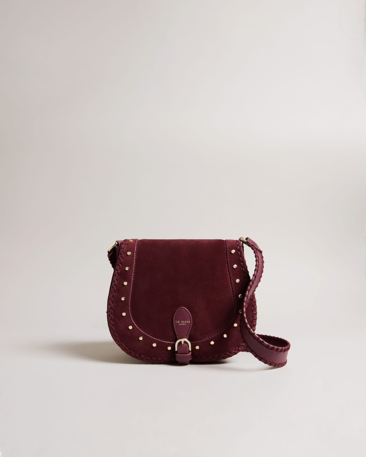 Suede Studded Saddle Bag | Ted Baker (US)