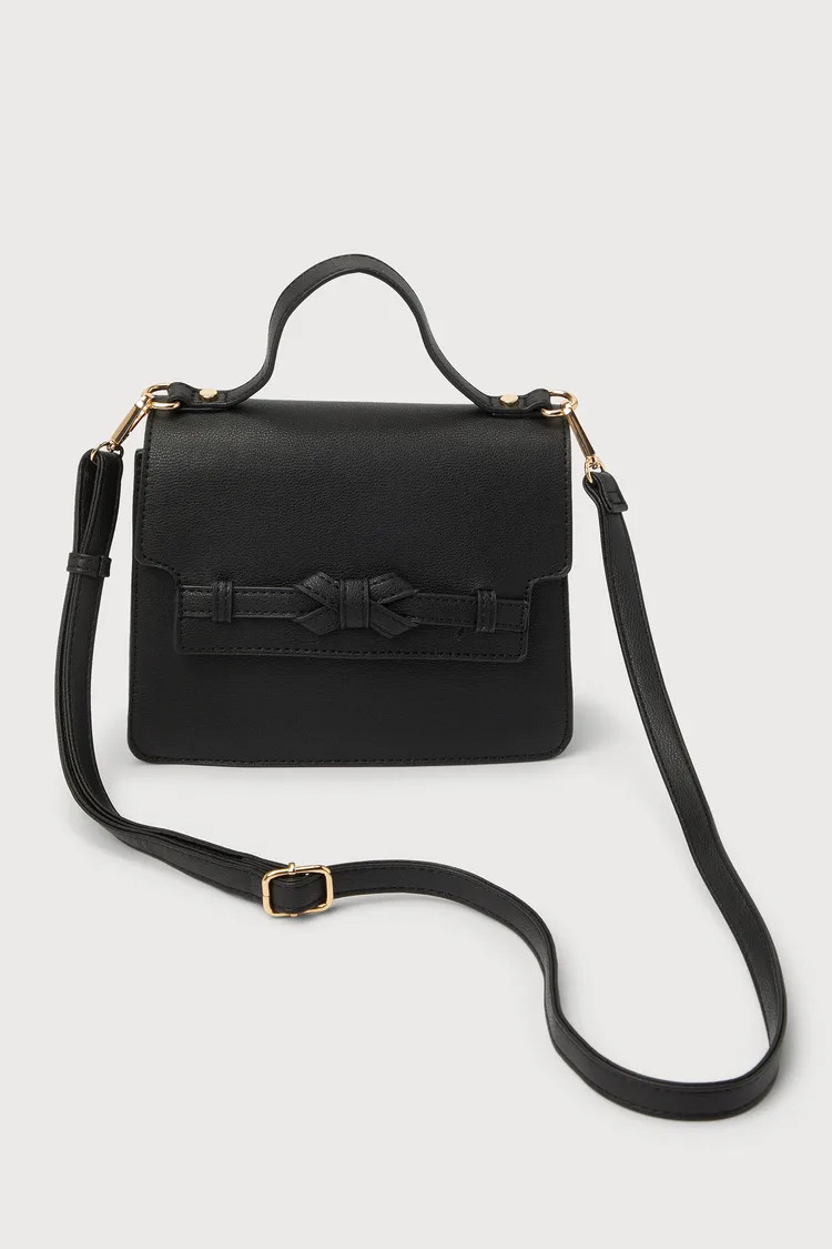 Unbelievably Cute Black Crossbody Bag | Lulus