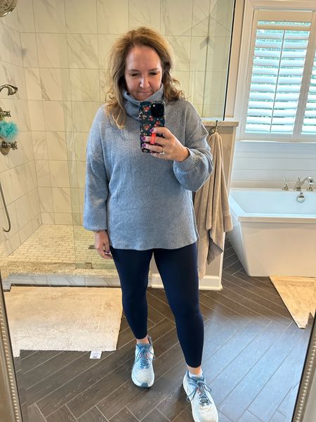 Pullover size L. Great for post workout, lounge or casual with jeans.10% off code NANETTE10 

Booty boost leggings are a FABULOUS performance activewear. Highly recommend. Size XL, 10% off code NANETTEXSPANX 
The running shoes are so comfortable. Great cushioning  

#LTKSeasonal #LTKfitness #LTKover40