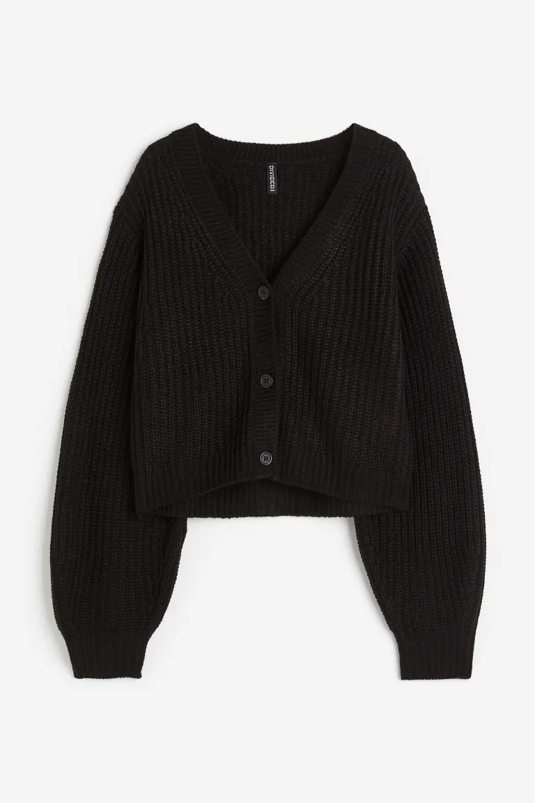 Balloon-sleeved Cardigan | H&M (US + CA)