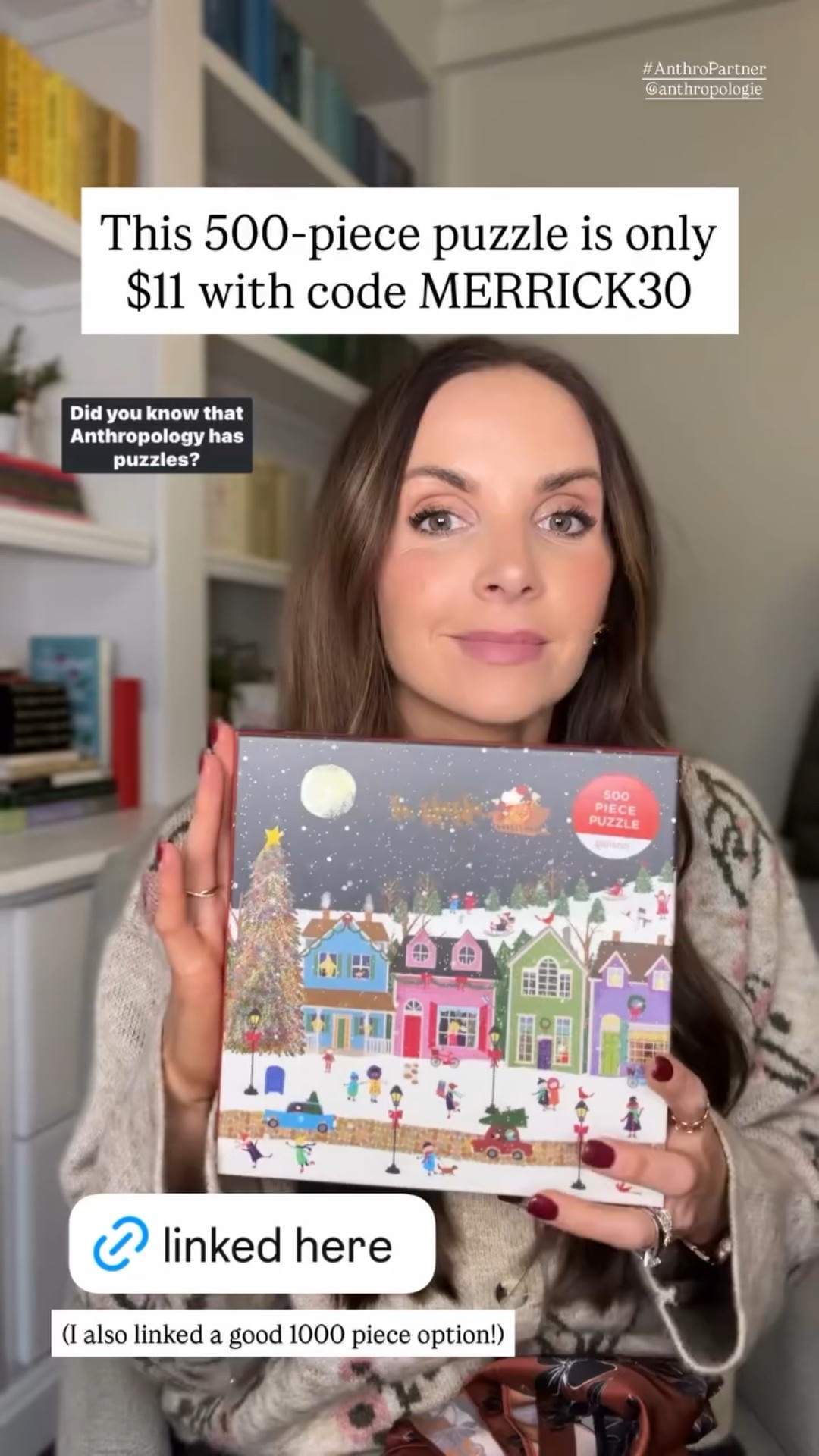 Cutest @anthropologie puzzles 
30% off MERRICK30

#LTKGiftGuide #LTKHoliday