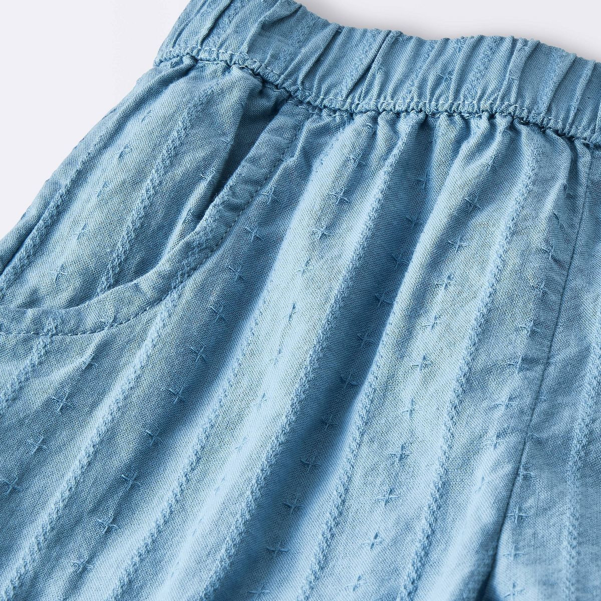 Baby Boys' 2pc Gauze Cabana Button-Down and Shorts Set - Cloud Island™ Blue 3-6M | Target