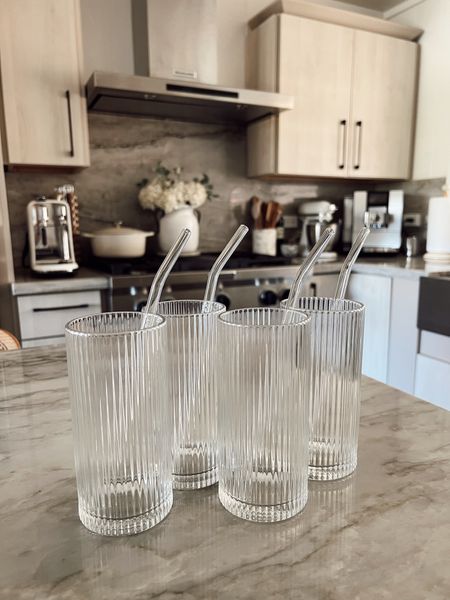 My fave Amazon glassware- including glass straws! So perfect! 

#LTKunder50 #LTKFind #LTKhome