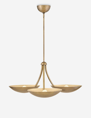 Retta Chandelier, Antique Brass 36"Dia | Lulu and Georgia 