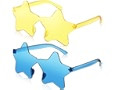 CHENGU 2 Pcs Star Shape Rimless Sunglasses Transparent Candy Color Sunglasses Party Favor star gl... | Amazon (US)