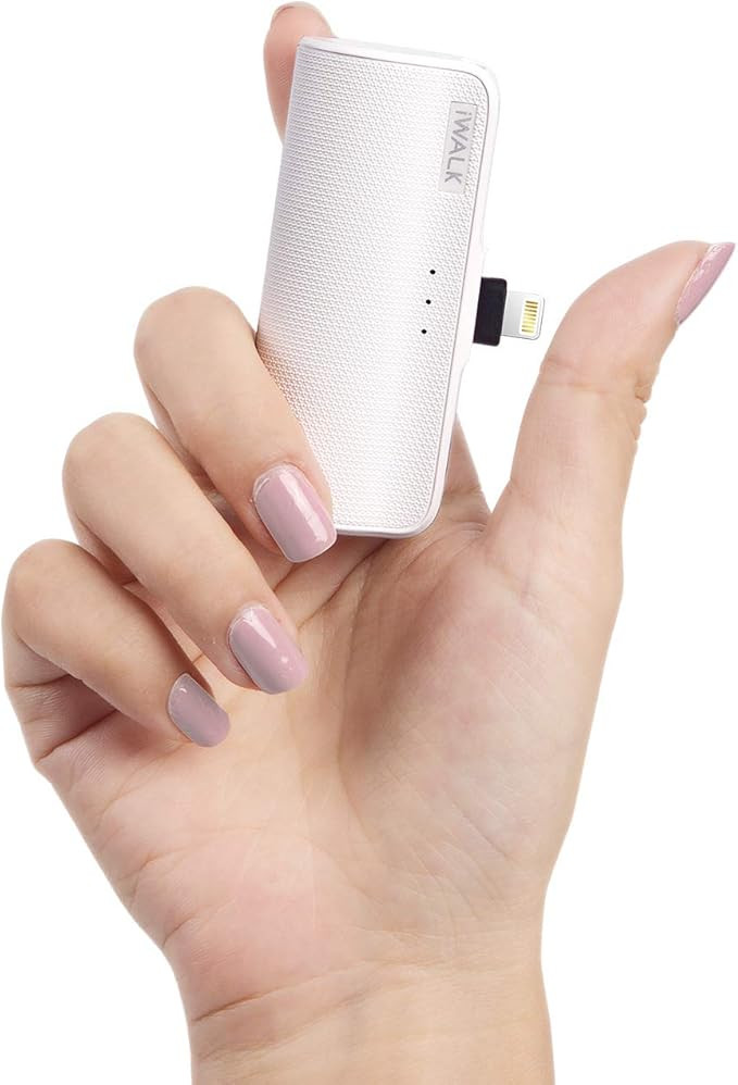 iWALK Mini Portable Charger for iPhone with Built in Cable[Upgraded], 3350mAh Ultra-Compact Power... | Amazon (US)