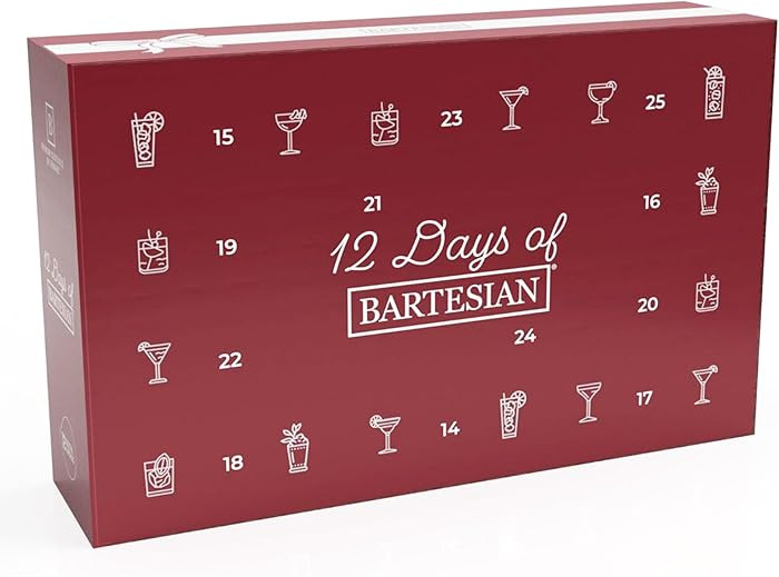 Bartesian 12 Days of Cocktails Holiday Advent Calendar - Christmas Countdown Cocktail Capsule Col... | Amazon (US)