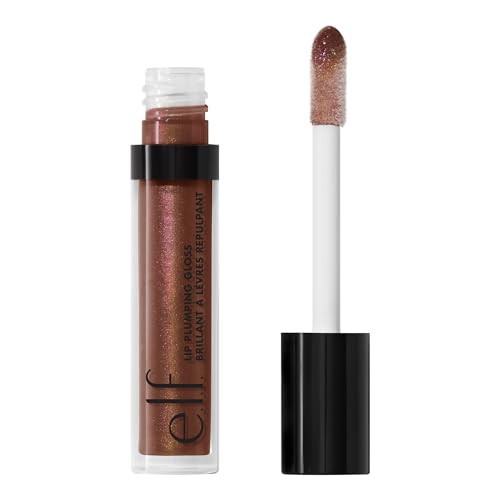 e.l.f. Lip Plumping Gloss, Chocolate Glaze | Amazon (US)