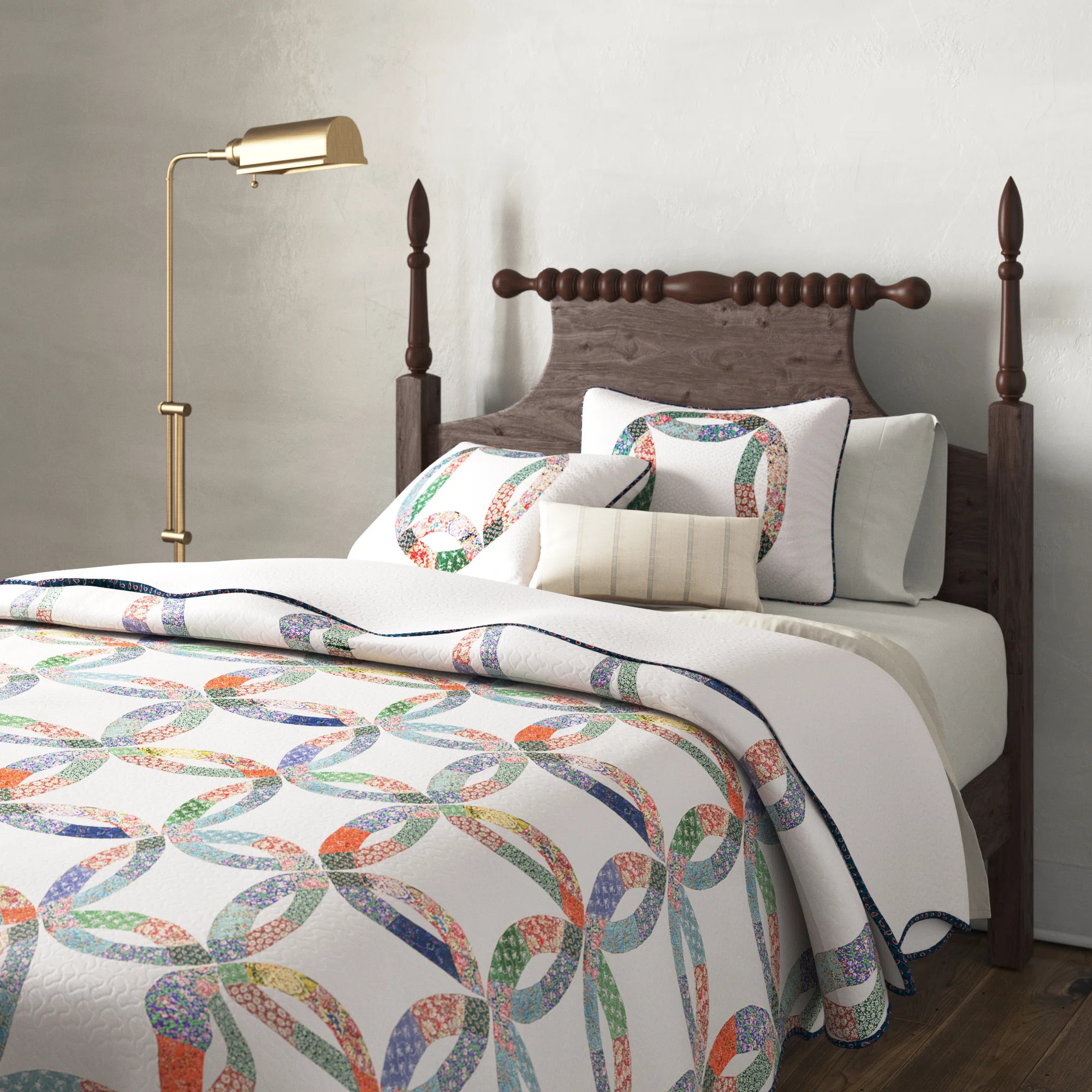 Cotton Quilted Patchwork Quilt Set | Wayfair North America