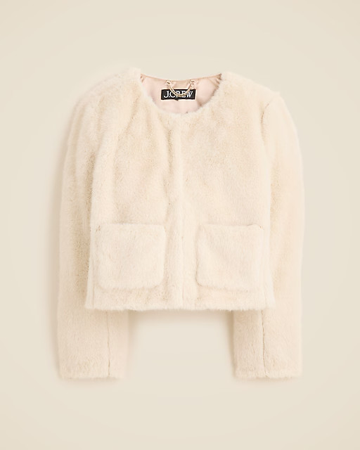 Faux-fur lady jacket | J. Crew US