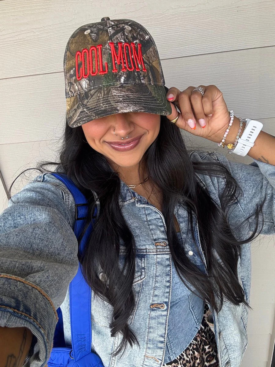 Camo 3D Embroidery Trucker Hat | United Monograms