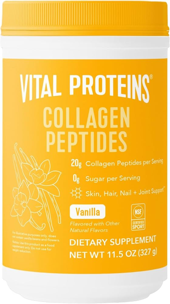 Vital Proteins Grass Fed Collagen Peptides Powder, Helps Support Healthy Hair, Skin, Nails, Bones... | Amazon (US)