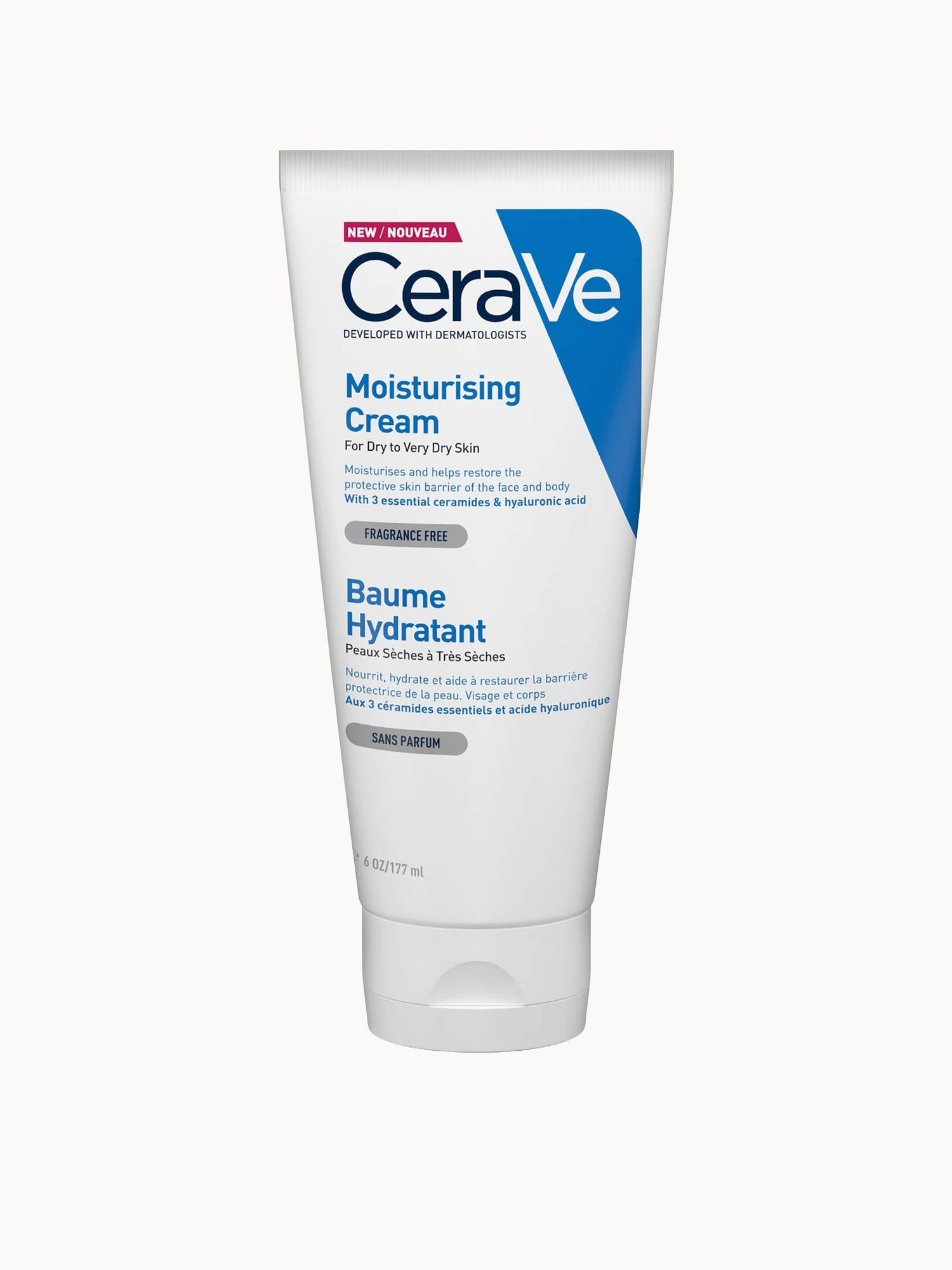 CeraVe Moisturising Cream for Dry to Very Dry Skin 177ml | Look Fantastic (UK)