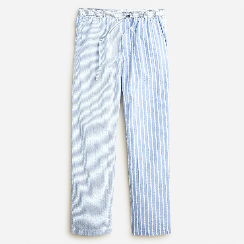 Lounge pant in organic cotton seersucker | J. Crew US