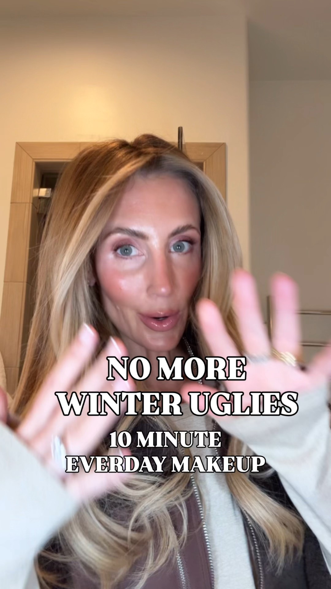 Easy 10 minute makeup to get rid of those winter uglies. 

Foundation: Tawny
Flawless filter: 4
Concealer: 5 medium
Undereye: Fair Light
Eye crayon: Camille/Sand 
Liner: Bordeaux
Bronzer: 2
Blush: Perfect Pink
Liner: Wherever Walnut
Lipstick: Daisy Pink 
Gloss 1: Dare To Bare 
Gloss 2: Belle 

#LTKBeauty