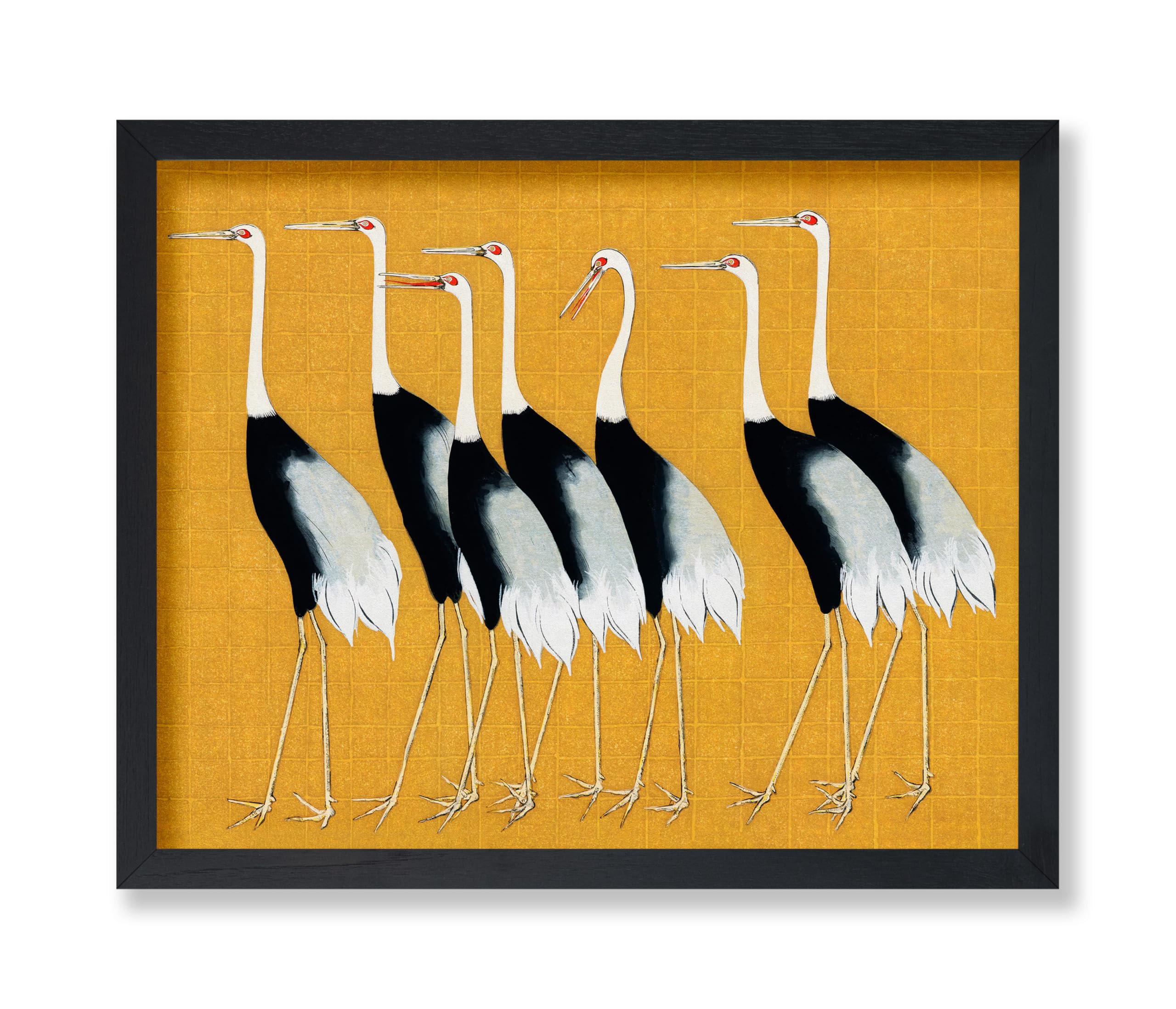 Poster Master Vintage Poster - Retro Animal Print - Gift for Artist, Friend - Flock of Japanese R... | Amazon (US)