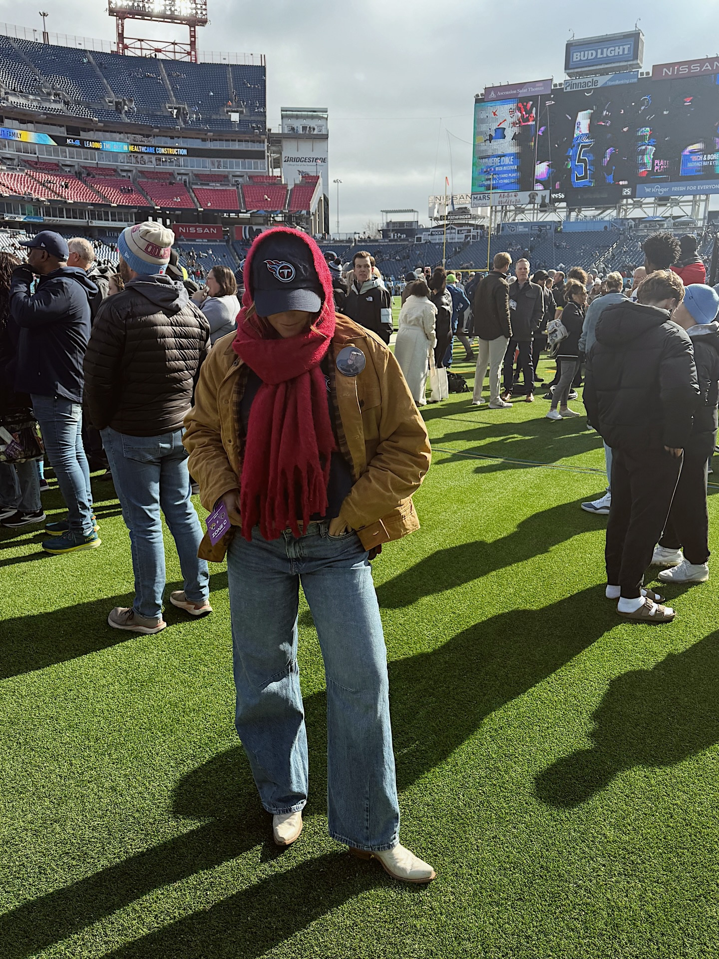chilly fall football, just the way I like it 🏈🍁🍂