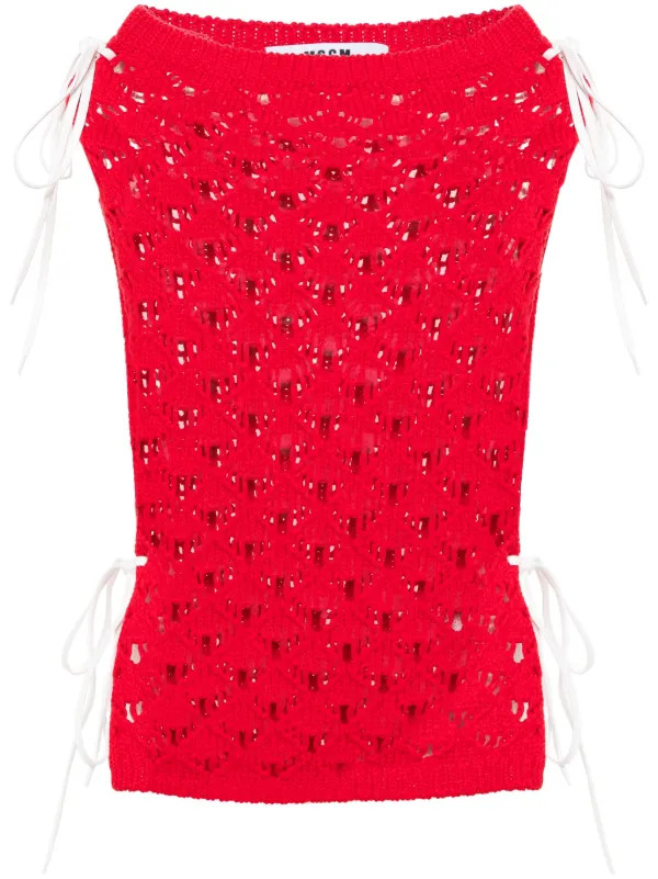 strapless knitted top | Farfetch Global