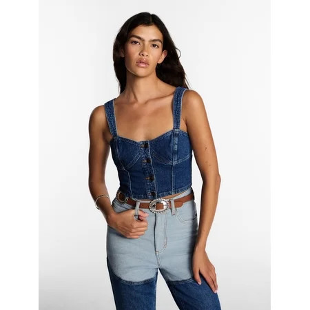 Kacey Lee® Women's Bustier Top, Sizes XS-XXL | Walmart (US)