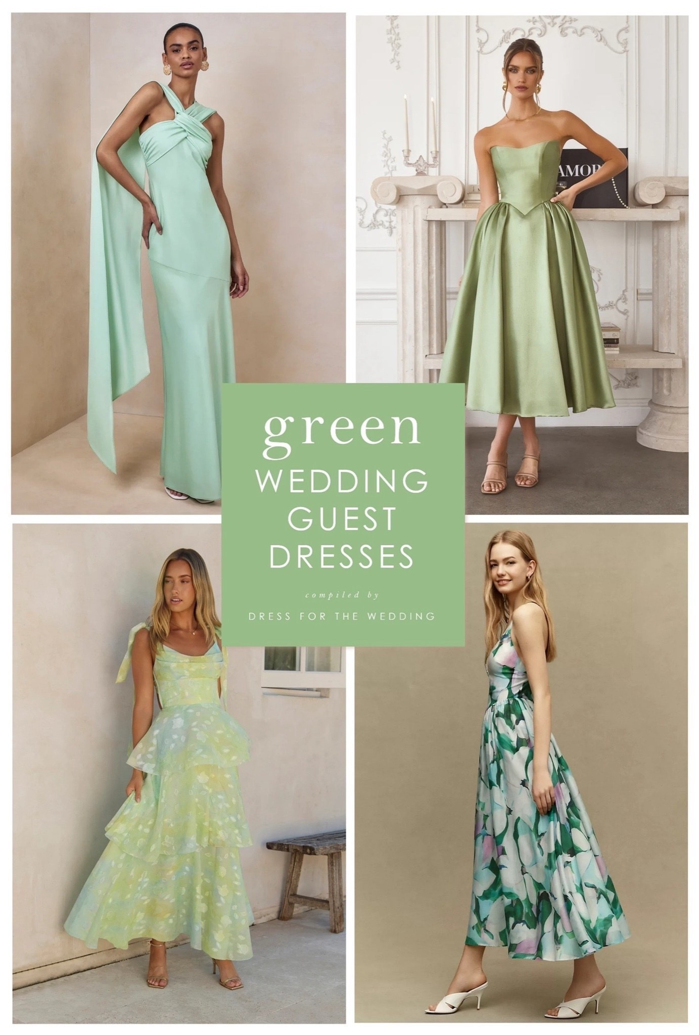 30 ideas for green dresses for weddings. Green wedding guest dresses for summer wedding season. Midi dresses and maxi dresses for every wedding dress code. Follow Dress for the Wedding for more! wedding guest dresses, bridesmaid dresses, wedding dresses, mother of the bride dresses, cute outfits, affordable dresses, dresses under 100. @Lady Black Tie  @Anthropologie

#LTKootd #LTKgrwm #LTKWedding