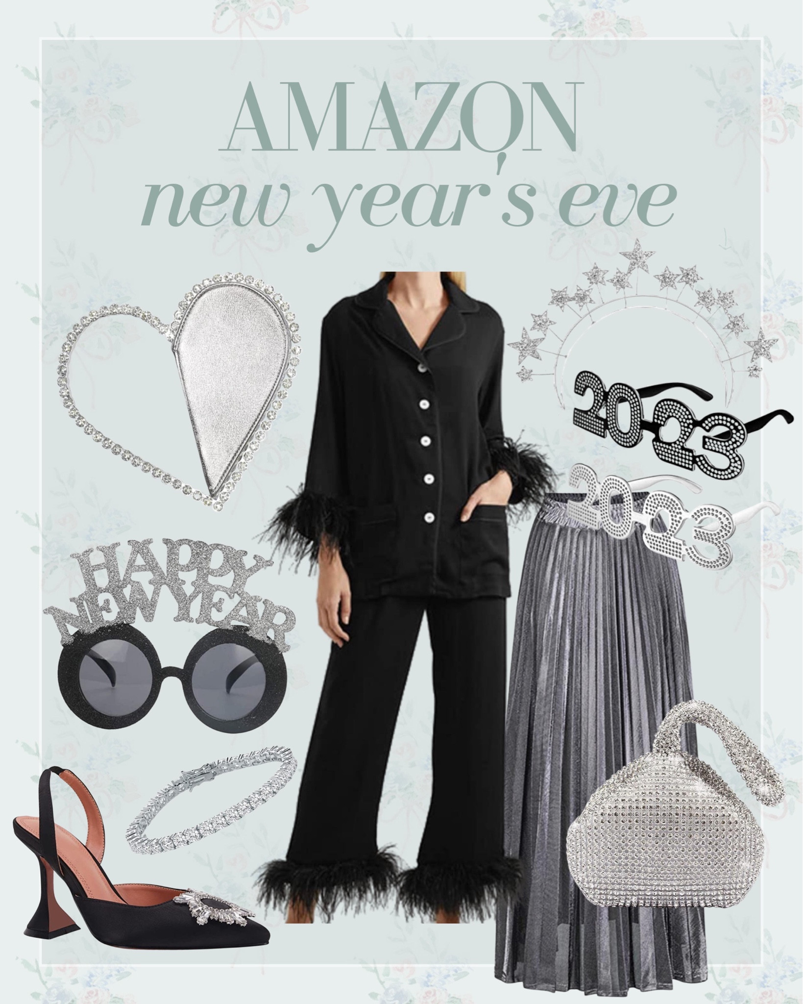 Amazon New Year’s Eve edit! New Years always sneaks up on me so I have to make sure I order my things way in advance! Especially love the crowns and glasses 

#LTKunder50 #LTKHoliday #LTKstyletip