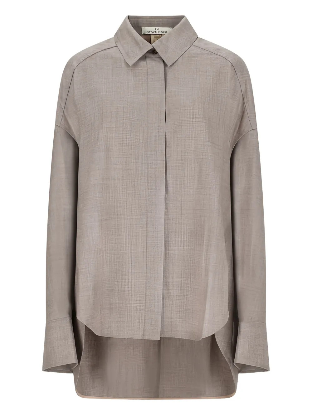 Di Stavnitser Heidi long-sleeved Shirt | Neutrals | FARFETCH | Farfetch Global