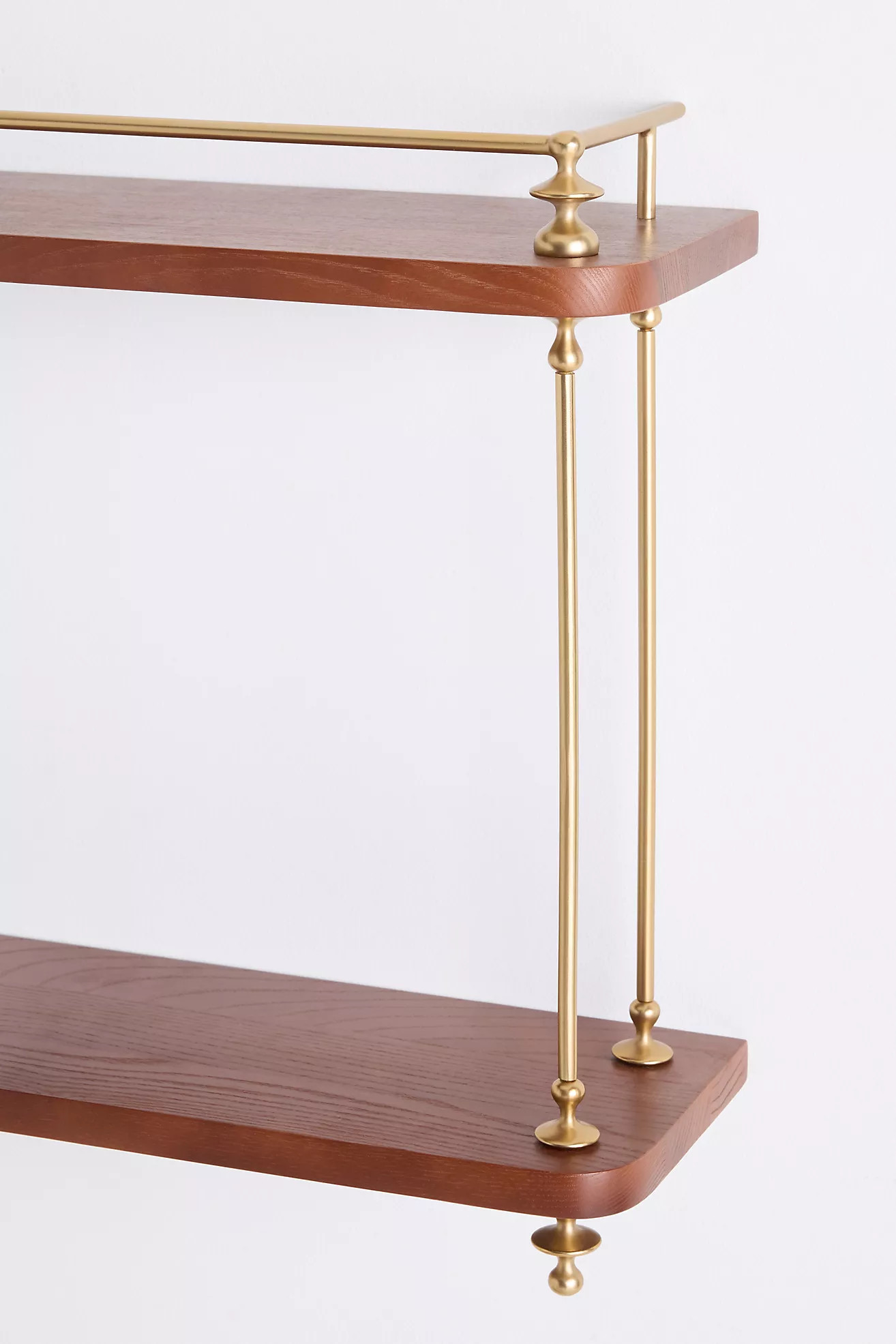 Amara Two-Tier Wood Shelving Unit | Anthropologie (US)