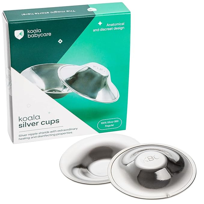 Koala Babycare The Original Nursing Cups 999 Silver – Nipple Shields for Nursing Newborn - Brea... | Amazon (US)