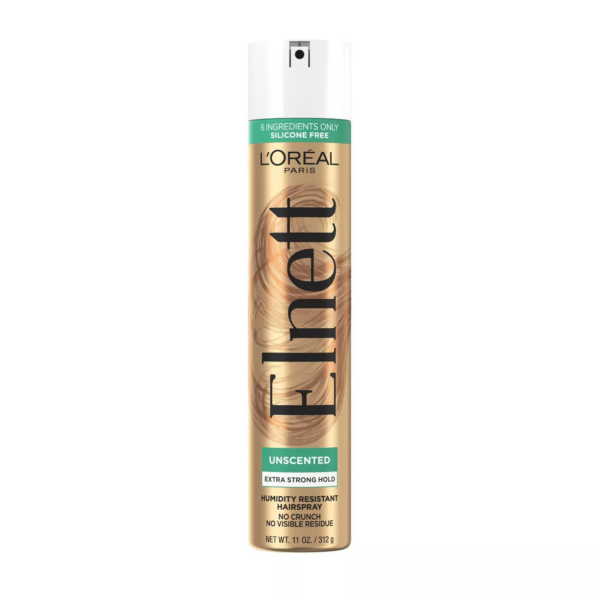 L'Oreal Paris Elnett Satin Extra Strong Hold Unscented Hair Spray - 11oz | Target