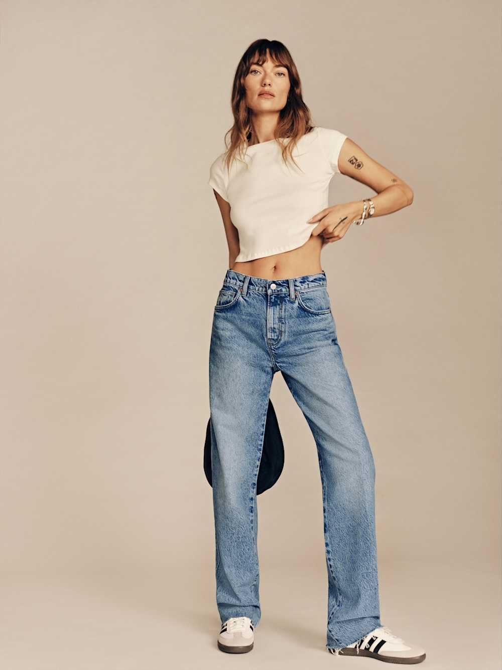 Val 90s Mid Rise Straight Long Jeans | Reformation (Global)