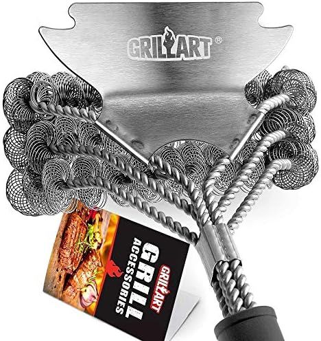 Grill Brush and Scraper Bristle Free – Safe BBQ Brush for Grill Best Rated – 18'' Stainless G... | Amazon (US)