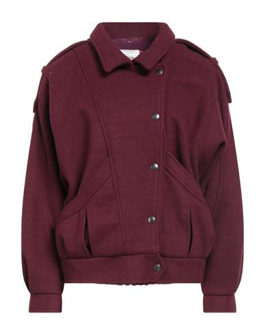 Dixie Woman Jacket Burgundy Size S Polyester, Acetate, Wool | YOOX (US)