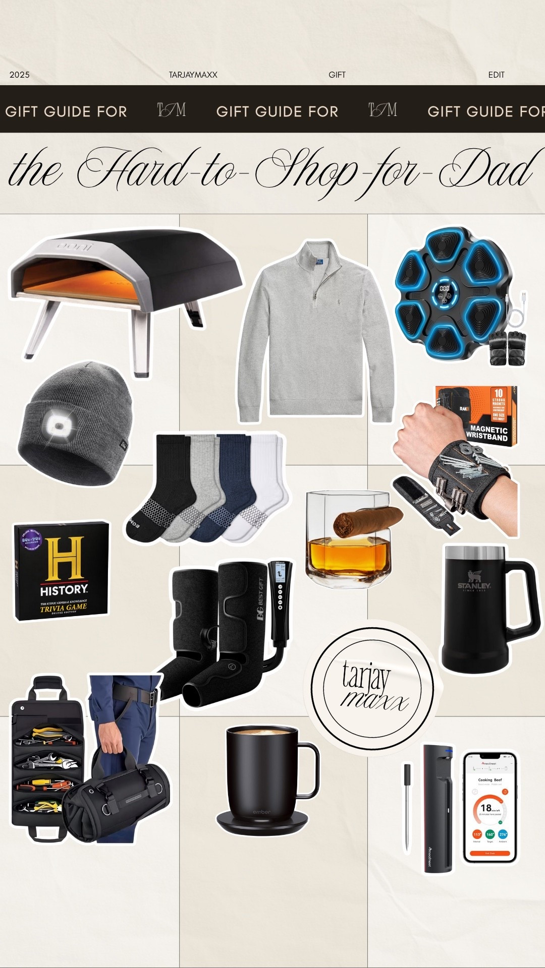 Gift ideas for dad gift guide for the hard to shop for dad 2025 gift guide season is here, and I’ve rounded up ideas for everyone on your list — from thoughtful white elephant gifts to easy picks for him, her, stocking stuffers, in laws, hard to shop for family members and friends etc. target finds, amazon finds, walmart home, affordable home, cb2 dupe, studio mcgee, crate and barrel dupe, pottery barn dupe, home roundup, target home decor, target home, amazon home, walmart finds, martha stewart aesthetic, mongolian cashmere oversized sweater, equestrian style, dinner party, cherry vibe, fall wedding, farm cottage, polka dots, mini desserts, grandmacore home


#LTKHoliday #LTKGiftGuide #LTKSeasonal