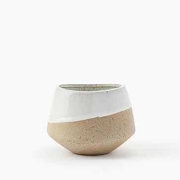 Half-Dipped Stoneware Vases | West Elm (US)