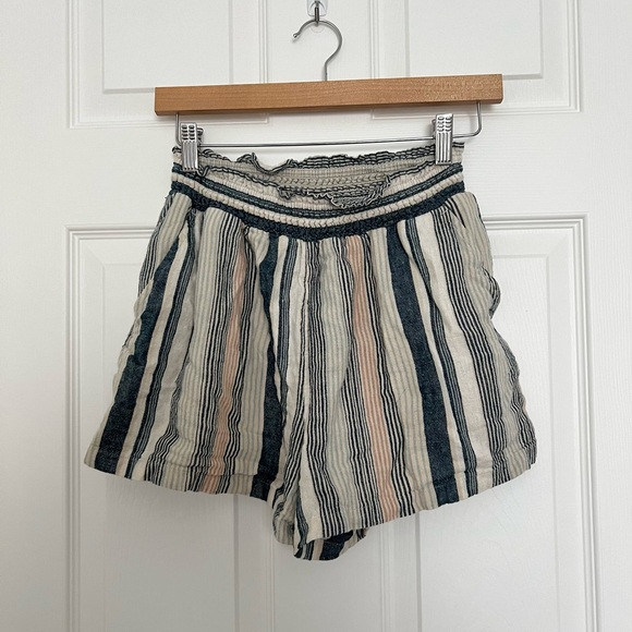 Linen Striped Shorts - XS | Poshmark