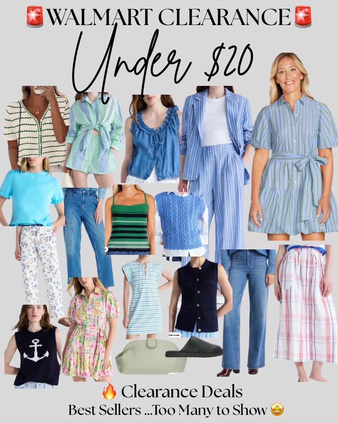Walmart Clearance Under $20! 🚨

The best Walmart clearance fashion is going FAST! These customer favorites include dresses, denim, tops, sweaters, skirts, handbags, and shoes—all for under $20. If you’ve been looking for affordable style, now’s the time to shop before sizes disappear.

🛒 Save this post and shop your favorites before they’re gone!

#WalmartFashion #AffordableStyle #BudgetFashion #WalmartFinds #LTKStyle #walmartcreator