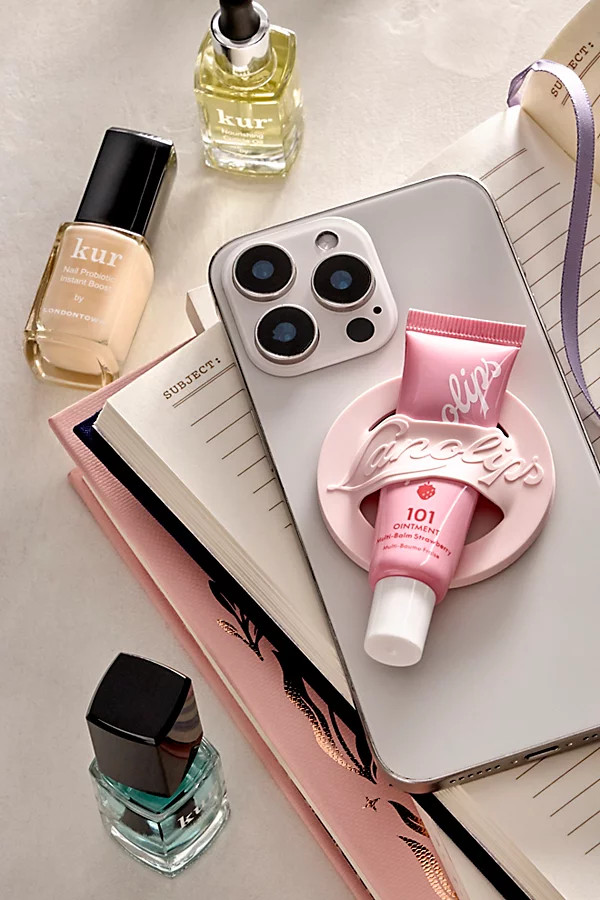Lanolips 101 Ointment Strawberry & Phone Lip Balm Holder | Free People (Global - UK&FR Excluded)