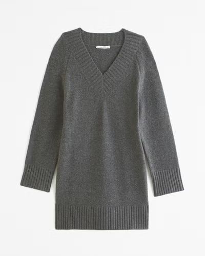 Women's Long-Sleeve Easy Mini Sweater Dress | Women's Dresses & Jumpsuits | Abercrombie.com | Abercrombie & Fitch (US)