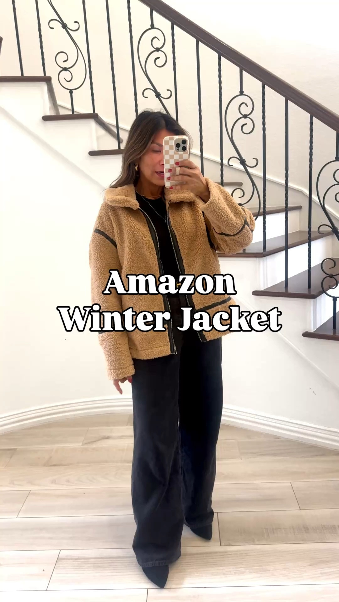 I’m 5’2” 118#ish for reference 
Jacket in small tts, color is Red Brown.
Jeans I sized down. Wearing 25. 
Black layering tee I sized  up to medium. 
Boots tts.
Amazon finds, fall outfits,winter outfits outfit idea for midlife women, over 50 style, midlife fashion, petite fashion,midlife fashion, affordable fashion, fashion over40 

#LTKOver40 #LTKPetite #LTKHoliday