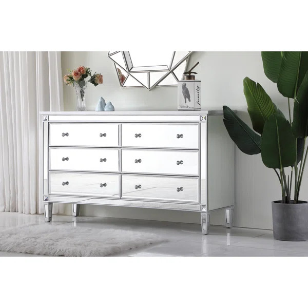 6 Drawer 60'' W Double Dresser | Wayfair North America