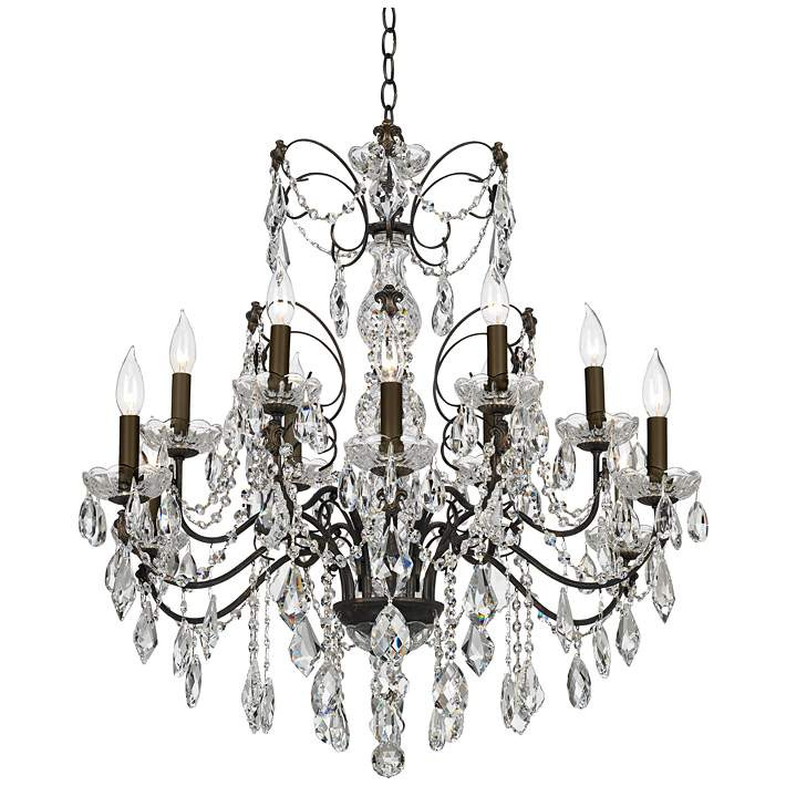 Schonbek Century Collection 30" Wide Crystal 12-Light Chandelier - #98497 | Lamps Plus | Lamps Plus