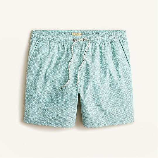 6" stretch swim trunk in butterfly print | J. Crew US