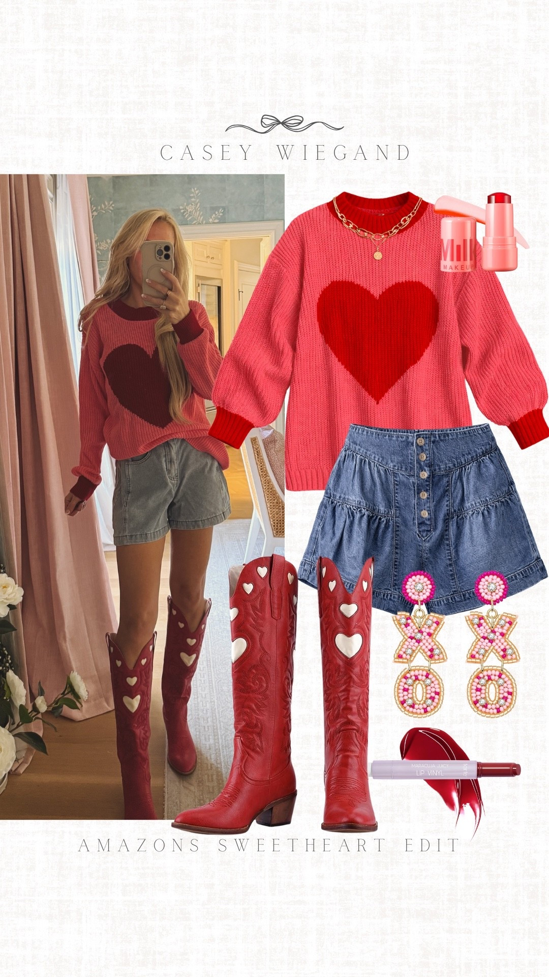 Valentine's Day look inspo from Amazon! Cozy up with these sweet pieces. #ValentinesDayOutfit

#LTKSaleAlert #LTKFindsUnder50 #LTKSeasonal