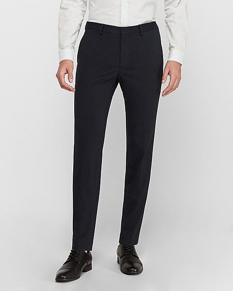 Extra Slim Navy Luxe Comfort Soft Suit Pant | Express